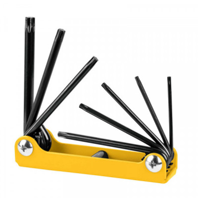 TORX-8PG Juego 8 llaves torx, tipo navaja, Pretul a granel TRUPER | DIHERESA