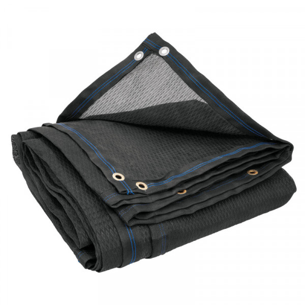 TOSO-803 Toldo de polietileno, 80% sombra, 3.60 x 3 m, negro TRUPER | DIHERESA