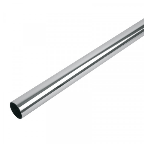 TR-530 Tubo redondo cromado para closet TRUPER | DIHERESA
