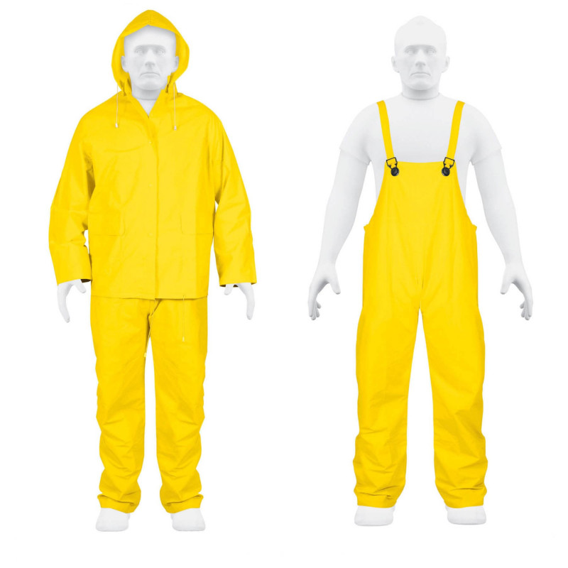TRA-PRO-S Conjunto impermeable, talla chica, PVC TRUPER | DIHERESA