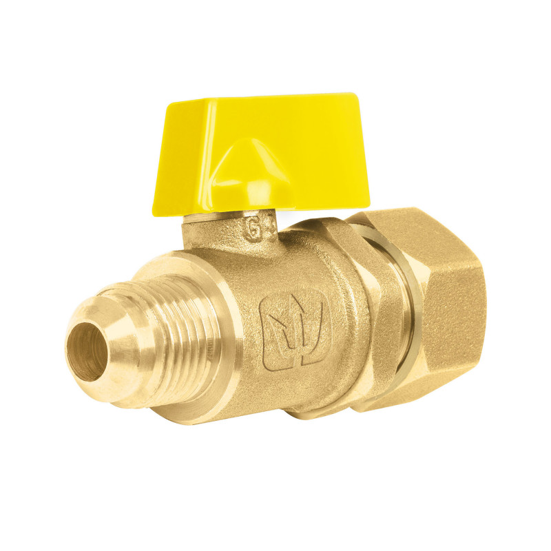 VG-554-B Valvula de control para gas de latón con barrilito TRUPER | DIHERESA VG-554-B Valvula de control para gas de latón con barrilito TRUPER | DIHERESA