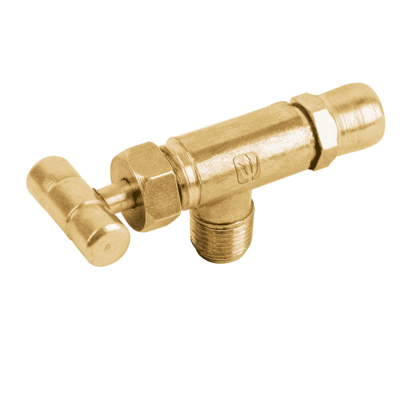 VGH-555 Válvula horizontal con maneral 1/8' para gas LP TRUPER | DIHERESA VGH-555 Válvula horizontal con maneral 1/8' para gas LP TRUPER | DIHERESA