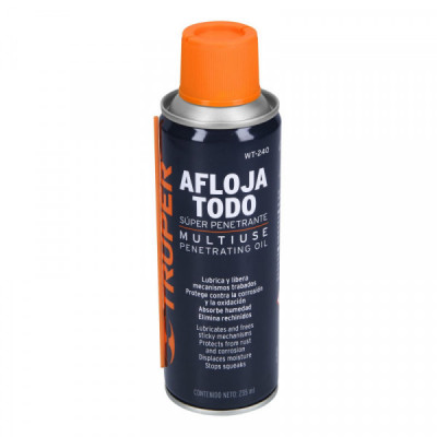 WT-240 Aceite aflojatodo en aerosol, 235 ml TRUPER | DIHERESA