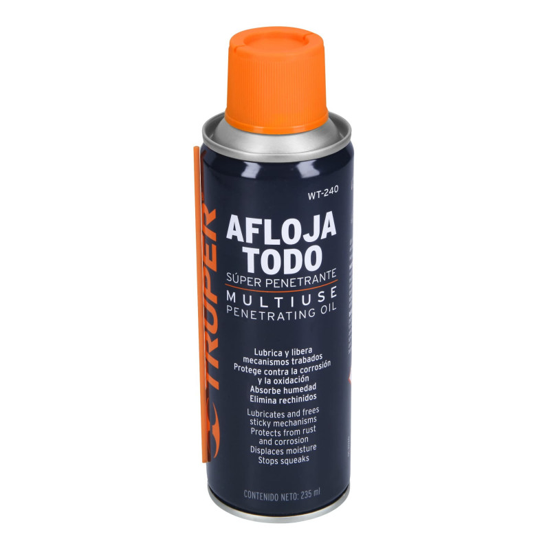 WT-240 Aceite aflojatodo en aerosol, 235 ml TRUPER | DIHERESA