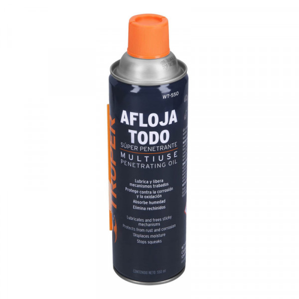 WT-550 Aceite aflojatodo en aerosol, 550 ml TRUPER | DIHERESA