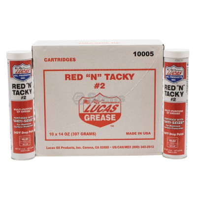 051-611 Red   pulgadas N  pulgadas  pegajoso Grease 10 Piezas