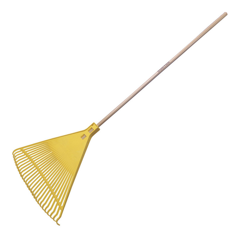 132051 SURTEK Escoba plástica color amarillo para jardín 26 dientes Surtek | DIHERESA 132051 SURTEK Escoba plástica color amarillo para jardín 26 dientes Surtek | DIHERESA