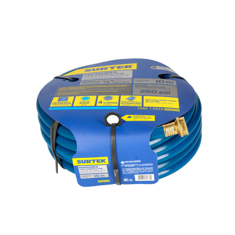 M12C15 SURTEK Manguera contractor 1/2" 15m Surtek | DIHERESA