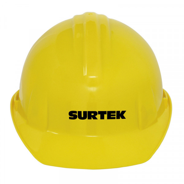 137308 SURTEK Casco de seguridad con ajuste de matraca amarillo Surtek | DIHERESA