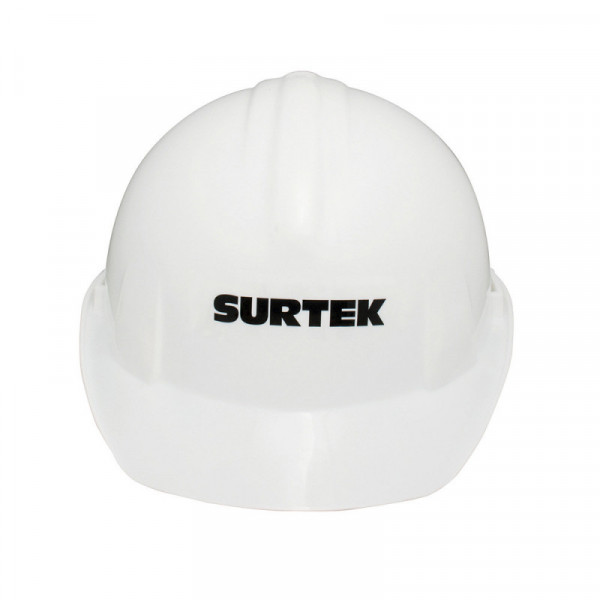 137310 SURTEK Casco de seguridad con ajuste de intervalos blanco Surtek | DIHERESA