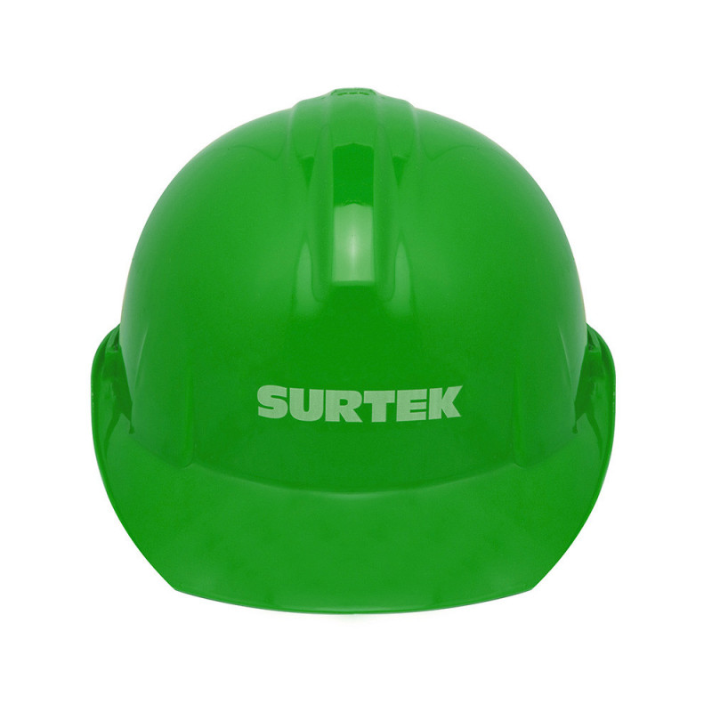 137313 SURTEK Casco de seguridad con ajuste de intervalos verde Surtek | DIHERESA 137313 SURTEK Casco de seguridad con ajuste de intervalos verde Surtek | DIHERESA