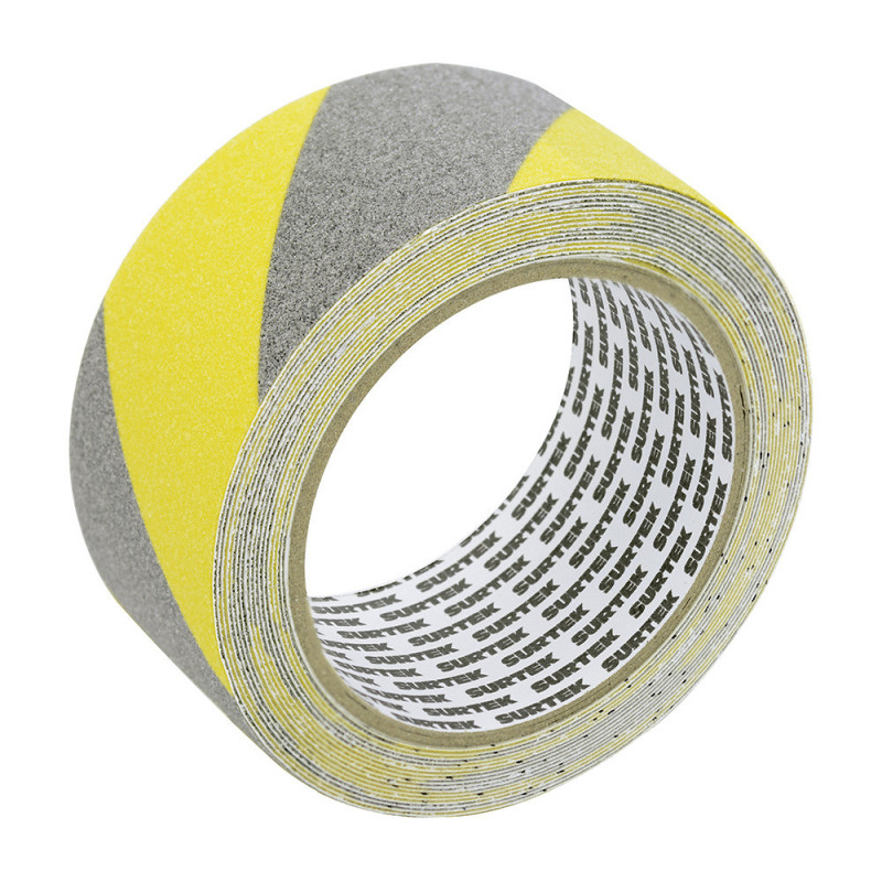 137369 SURTEK Cinta antiderrapante amarillo con negro Surtek | DIHERESA 137369 SURTEK Cinta antiderrapante amarillo con negro Surtek | DIHERESA