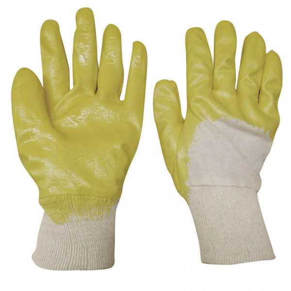 137414 SURTEK Guantes medianos de algodón con recubrimiento de nitrilo Surtek | DIHERESA