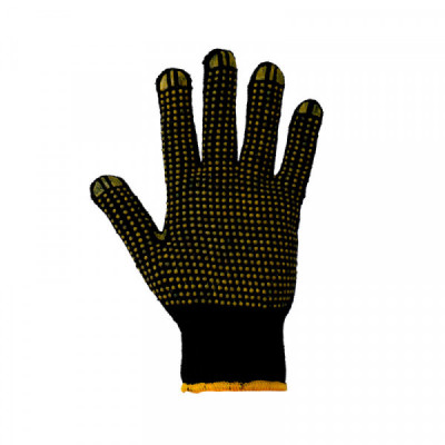 137409 SURTEK Guantes de algodón con puntos pvc en palma profesional talla mediana Surtek | DIHERESA