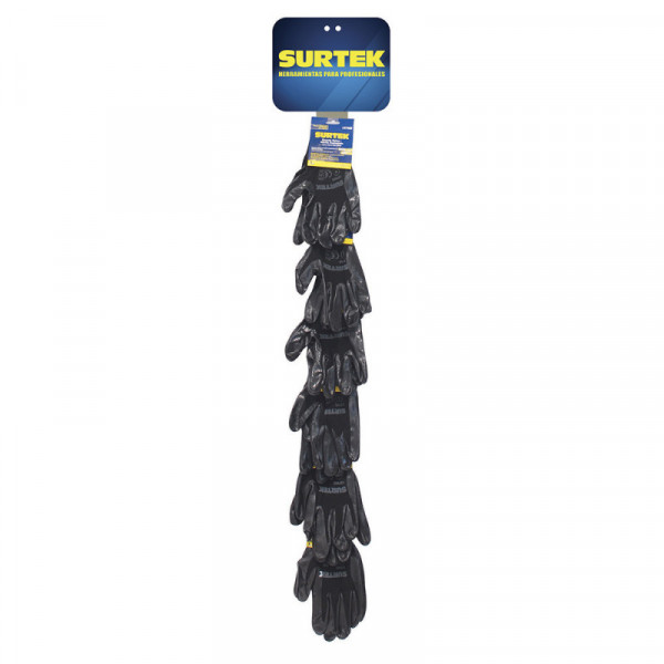 126445 SURTEK Tira de impulso con guantes de nitrilo Surtek | DIHERESA