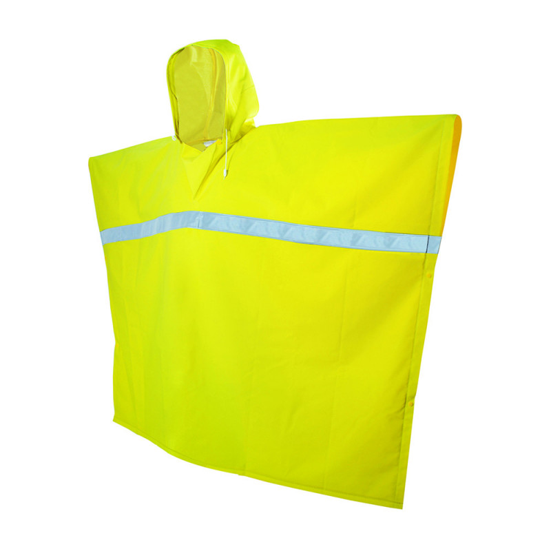 137619 SURTEK Poncho impermeable con reflejantes unitalla Surtek | DIHERESA