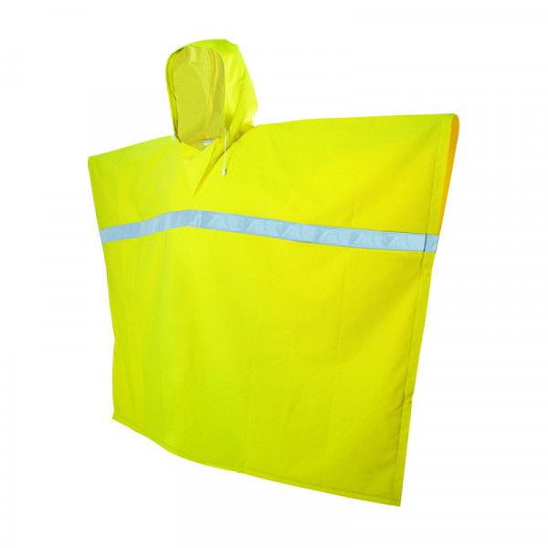 137619 SURTEK Poncho impermeable con reflejantes unitalla Surtek | DIHERESA