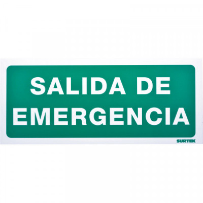 SES3 SURTEK Señal  pulgadas Salida emergencia  pulgadas