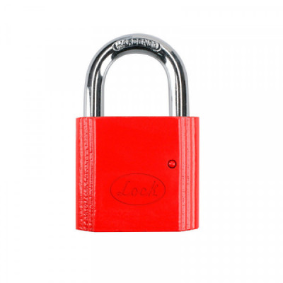 L9S38ERJ LOCK Candado No.9 corto rojo