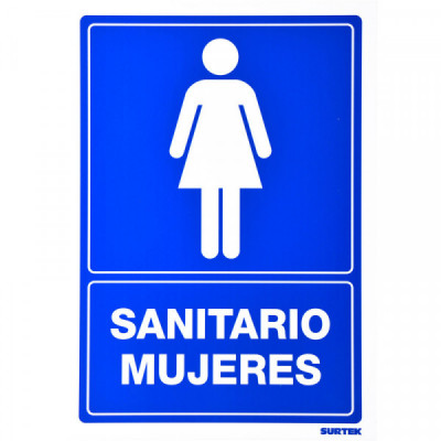 SES16 SURTEK Señal  pulgadas Sanitario mujeres  pulgadas