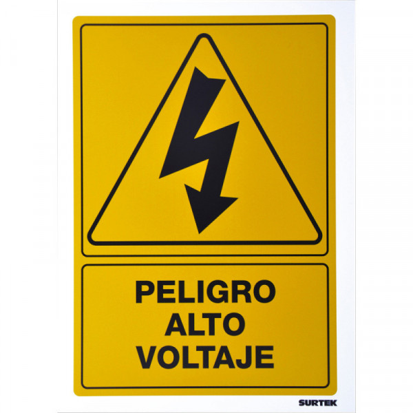 SES31 SURTEK Señal"Peligro alto voltaje" Surtek | DIHERESA