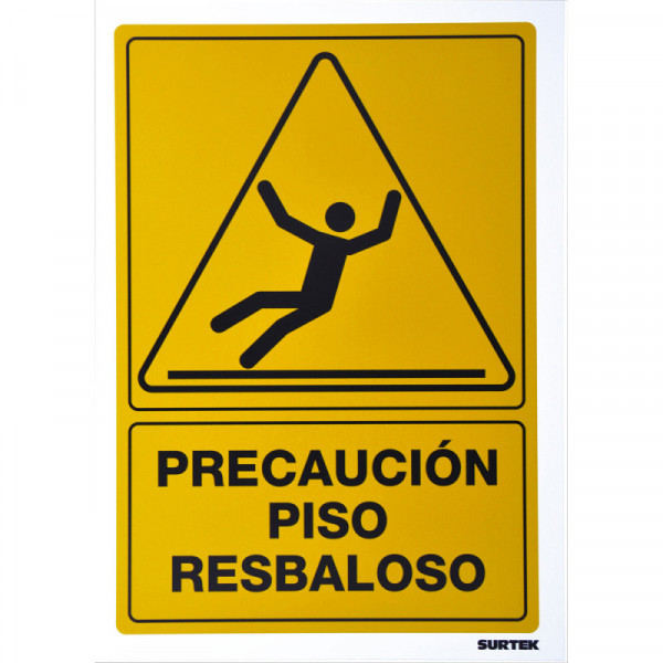 SES33 SURTEK Señal"Piso resbaloso" Surtek | DIHERESA