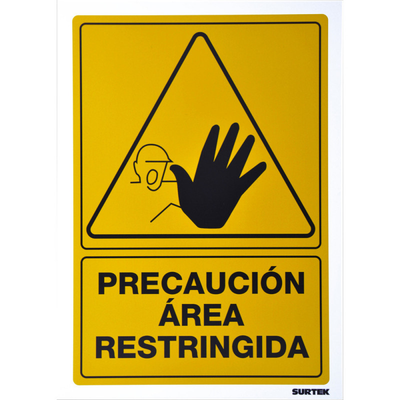 SES34 SURTEK Señal"Area restringida" Surtek | DIHERESA SES34 SURTEK Señal"Area restringida" Surtek | DIHERESA