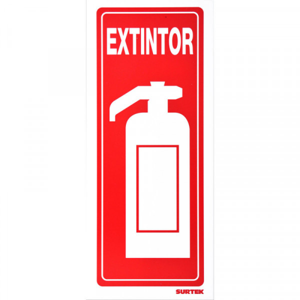 SES48 SURTEK Señal"Extintor" vertical Surtek | DIHERESA