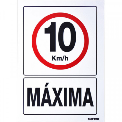 SES50 SURTEK Señal"10 Km/h Máxima" Surtek | DIHERESA
