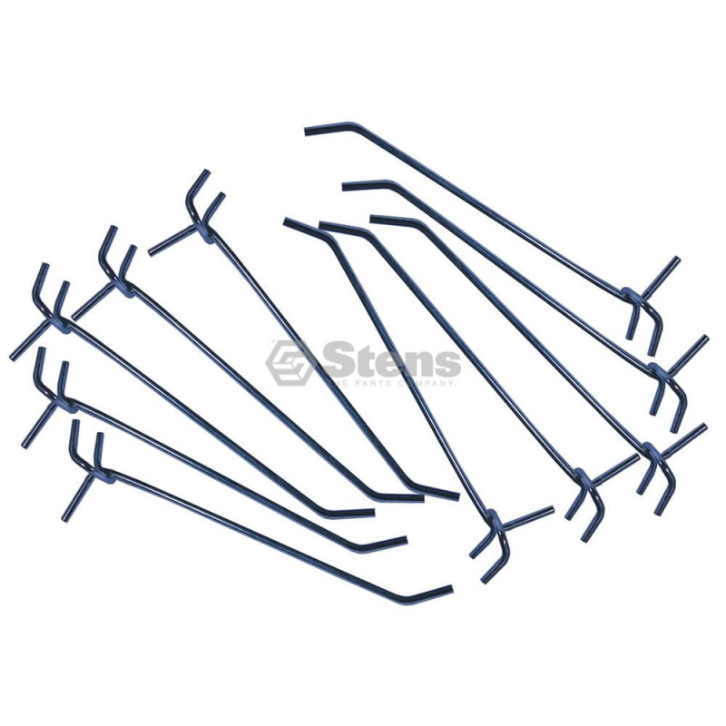 785-035 6" Hook Pared perforada 10 Piezas STENS | DIHERESA 785-035 6" Hook Pared perforada 10 Piezas STENS | DIHERESA