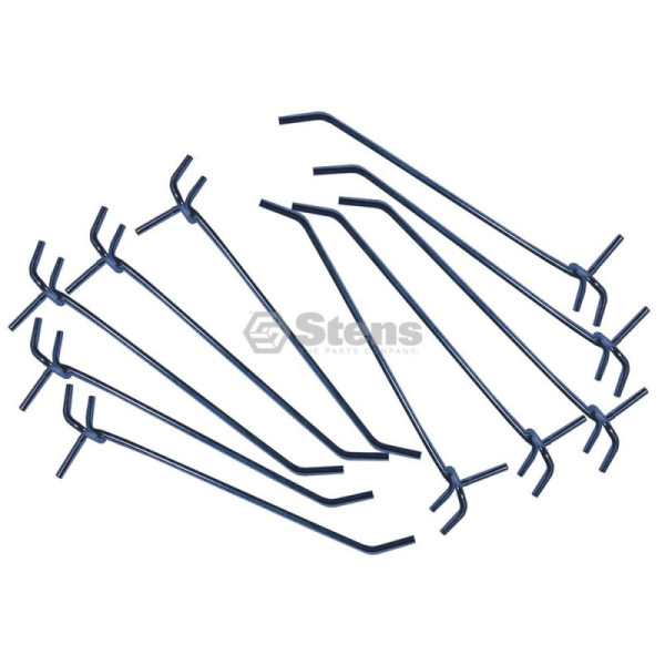 785-035 6" Hook Pared perforada 10 Piezas STENS | DIHERESA