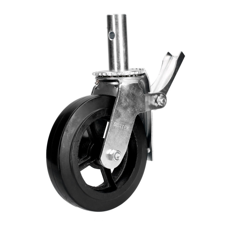 RA20B SURTEK Rodaja de hule 8" con freno para andamio Surtek | DIHERESA RA20B SURTEK Rodaja de hule 8" con freno para andamio Surtek | DIHERESA