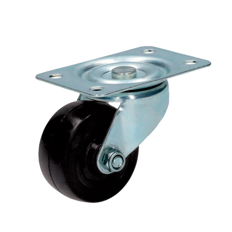 RH6G SURTEK Rodaja de hule giratoria 2-1/2" sin freno Surtek | DIHERESA RH6G SURTEK Rodaja de hule giratoria 2-1/2" sin freno Surtek | DIHERESA