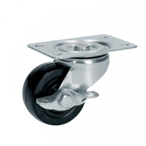 RH6B SURTEK Rodaja de hule giratoria 2-1/2" con freno Surtek | DIHERESA