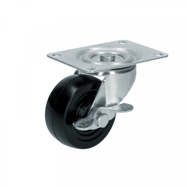 RH7B SURTEK Rodaja de hule giratoria 3" con freno Surtek | DIHERESA