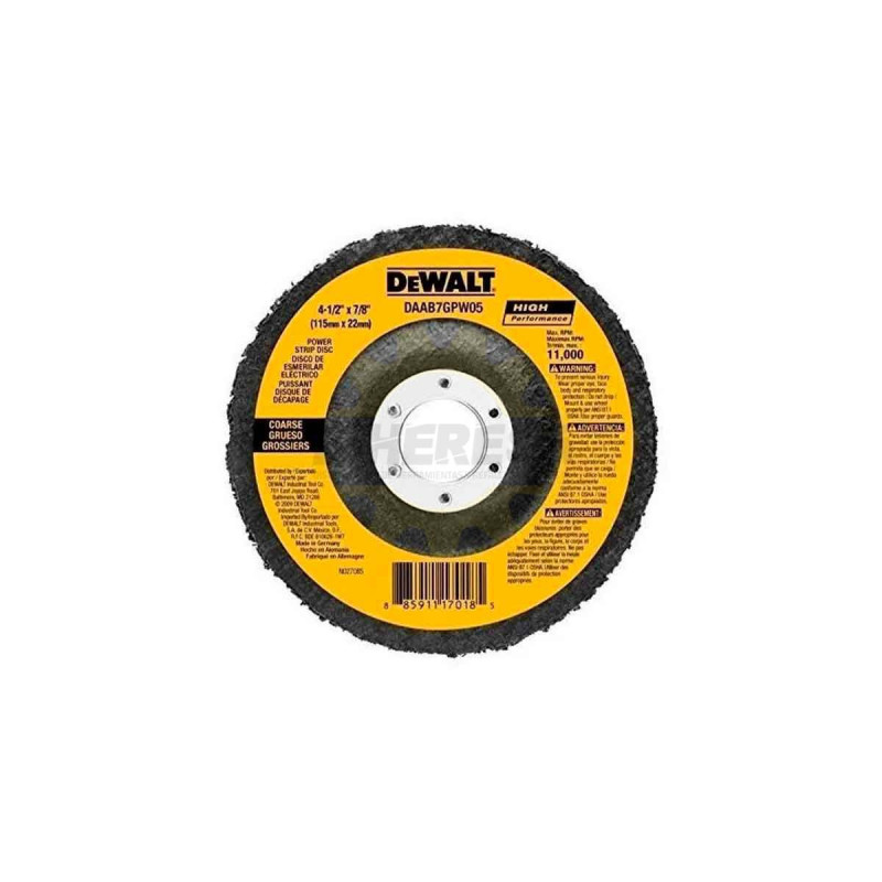 Dewalt DAAB7GPW05 DISCO DE S?PERLIMPIEZA METAL Y MADERA 4 Dewalt DAAB7GPW05 DISCO DE S?PERLIMPIEZA METAL Y MADERA 4