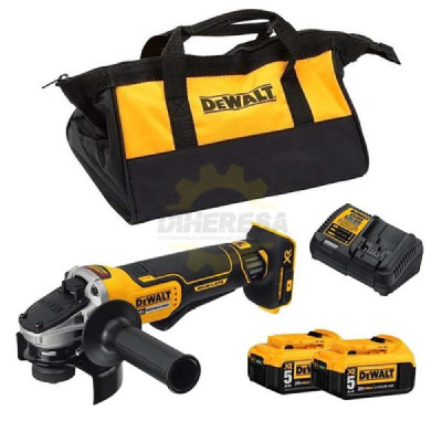 Dewalt DCG413P2-B3 MINIESMERILADORA ARES 20V 800W