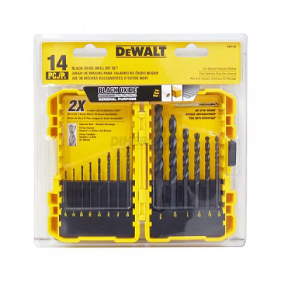 Dewalt DW1162  G SET 14 PC BROCAS OXIDO NEGRO