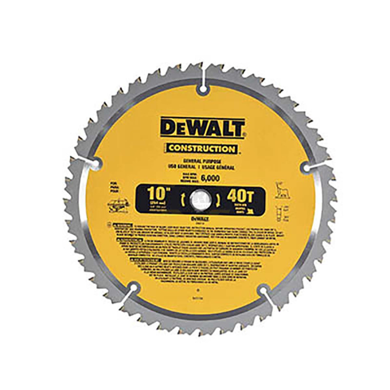 Dewalt DW3114 DISCO SIERRA DE 10 X 40 DPP Dewalt DW3114 DISCO SIERRA DE 10 X 40 DPP