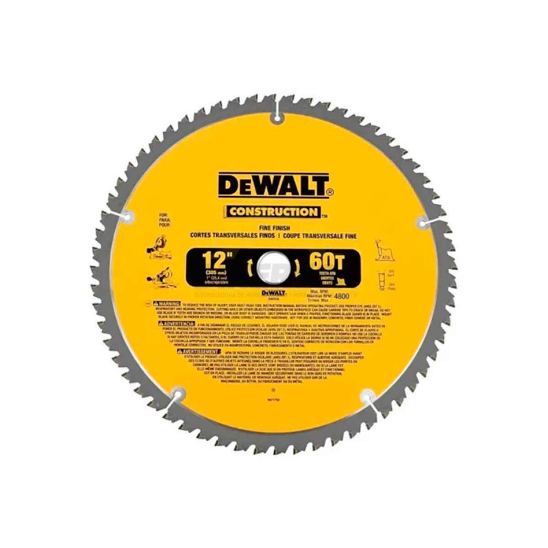 Dewalt DW3126 12 X 60 X 1 SAW BLADE Dewalt DW3126 12 X 60 X 1 SAW BLADE