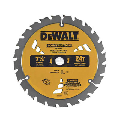 Dewalt DW3178 DISCO SIERRA CARBURO 7-1/4X24DX5/8