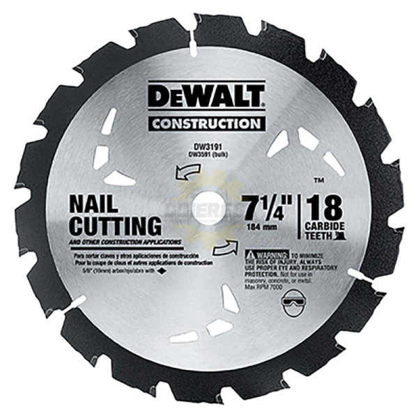 Dewalt DW3191 DISCO SIERRA DE 71/4 18DPP
