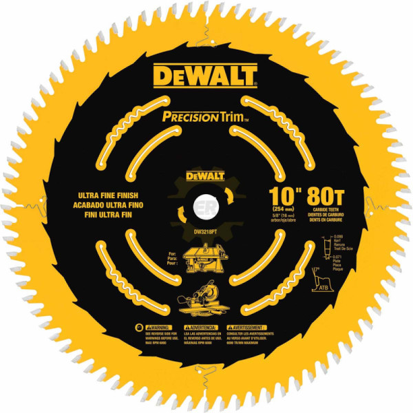Dewalt DW3218PT 10IN 80DDISCO PRECISI?N