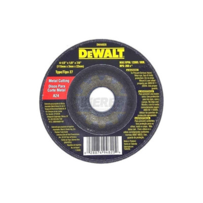 Dewalt DW44820 DISCO ABRASIVO METAL4-1/2 X 1/8 X 7/8