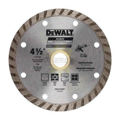 Dewalt DW47450HP DISCO DIAMANTADO 4-1/2 (115MM) TURBO