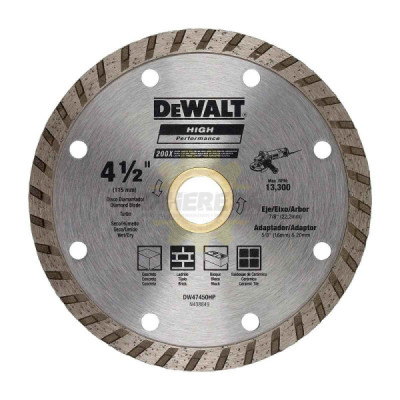 Dewalt DW47450HP DISCO DIAMANTADO 4-1/2 (115MM) TURBO