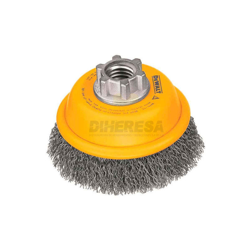 Dewalt DW49102 CEPILLO DE ALAMBRE TIPO COPA ONDULADO Dewalt DW49102 CEPILLO DE ALAMBRE TIPO COPA ONDULADO