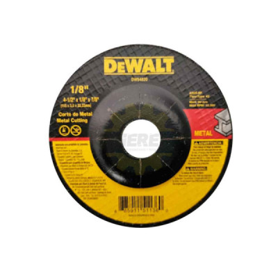 Dewalt DW54820 DISCOS ABRASIVOS T42 PARA CORTE DE METAL