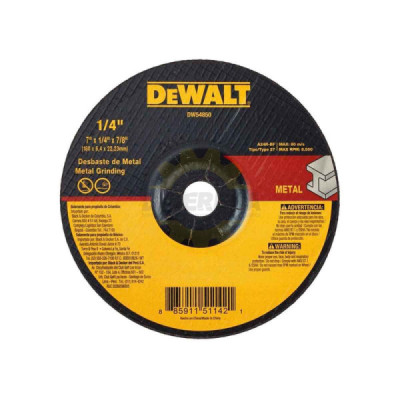 Dewalt DW54850 DISCOS ABRASIVOS T27 PARA DESBASTE DE ME