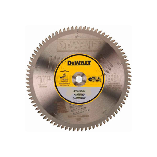Dewalt DW7665 DISCO SIERRA 10X80DCORTE ALUM/MAD